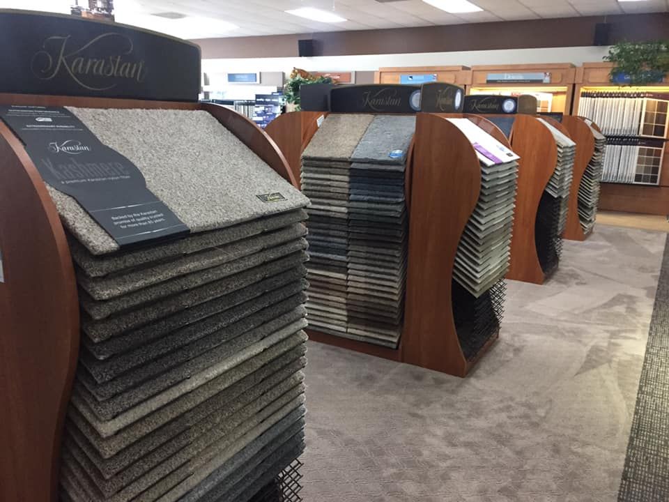 Karastan section in Dave Griggs' Flooring America showroom
